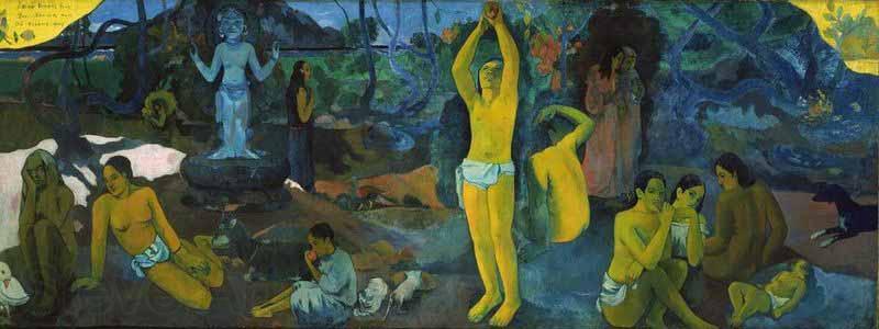 Paul Gauguin Where Do We Come From What Are We Where Are We Going France oil painting art